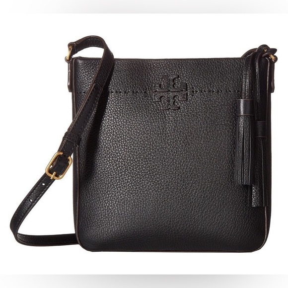 Tory Burch Handbags - Tory Burch McGraw Leather Swingpack Crossbody Bag